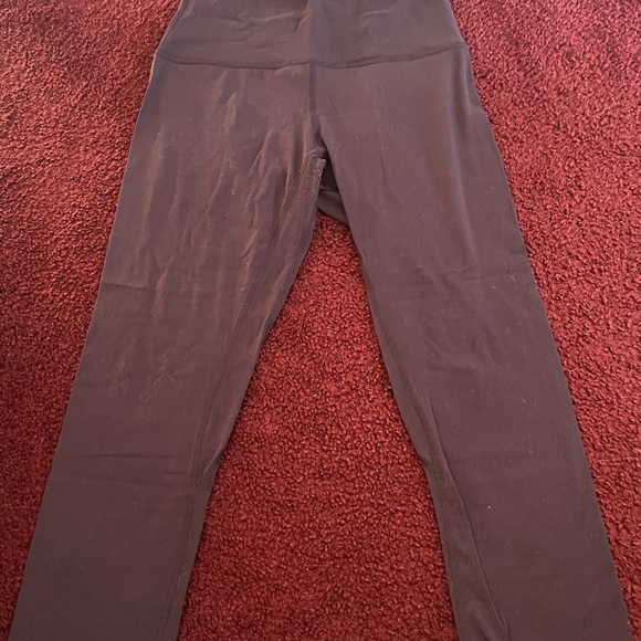 lululemon women’s athletica high rise Leggings purple size 6 25” Above-Ankle - Picture 2 of 6